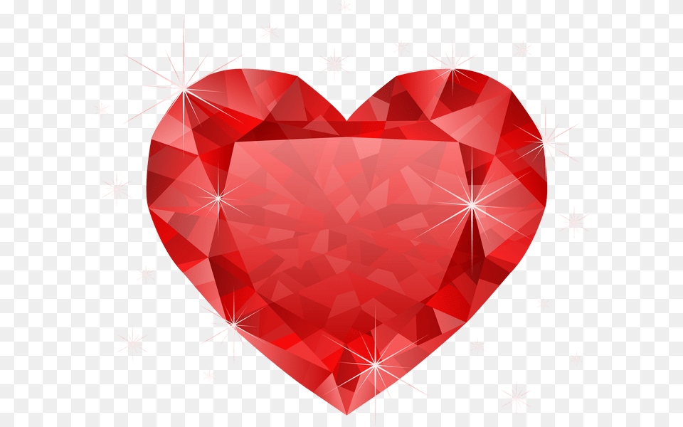 Red Heart Diamond Png