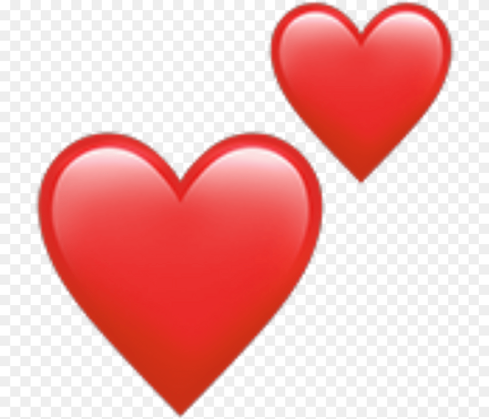 Red Heart Emoji Apple Heart Emoji Png Image