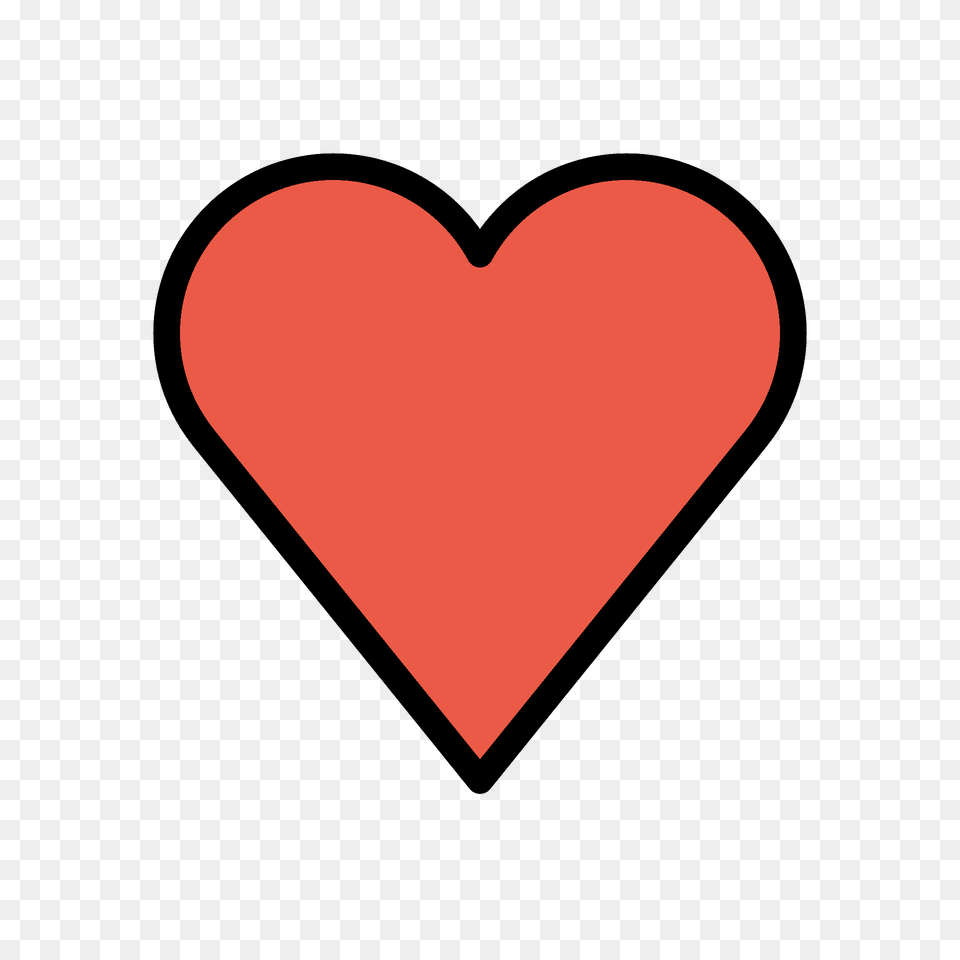 Red Heart Emoji Clipart Free Transparent Png