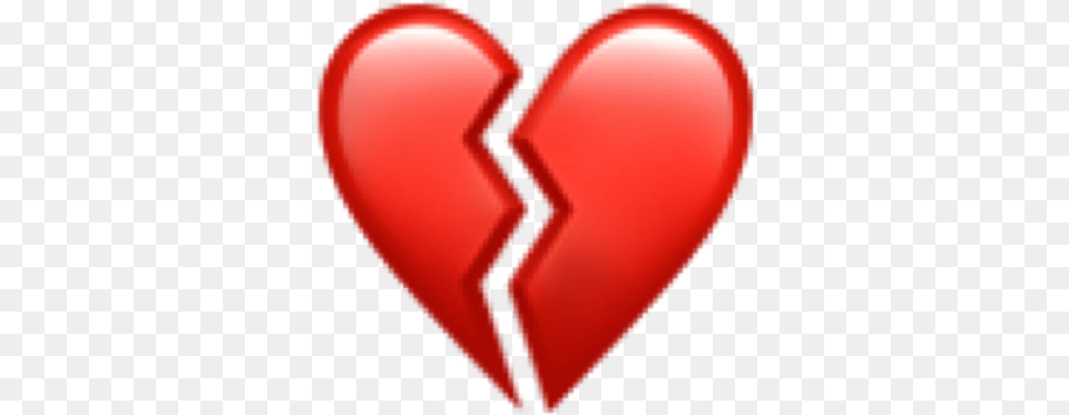 Red Heart Emoji Iphone Iphoneemoji Broken Heart Ios Emoji, Food, Ketchup, Balloon Free Png