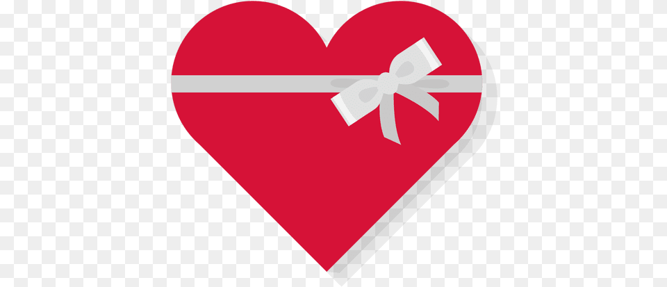 Red Heart Gift Box Silver Bow Icon 26 Transparent Familygiftsco Free Png