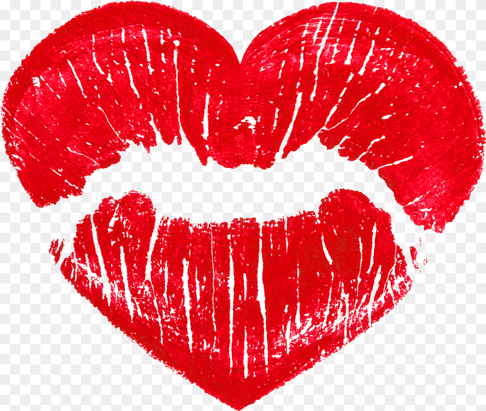 Red Heart Kiss Emoji Free Png