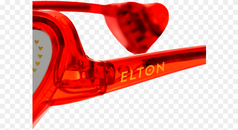 Red Heart Light Up Glasses U2013 Elton John Official Store Heart, Accessories, Sunglasses, Appliance, Blow Dryer Free Png Download
