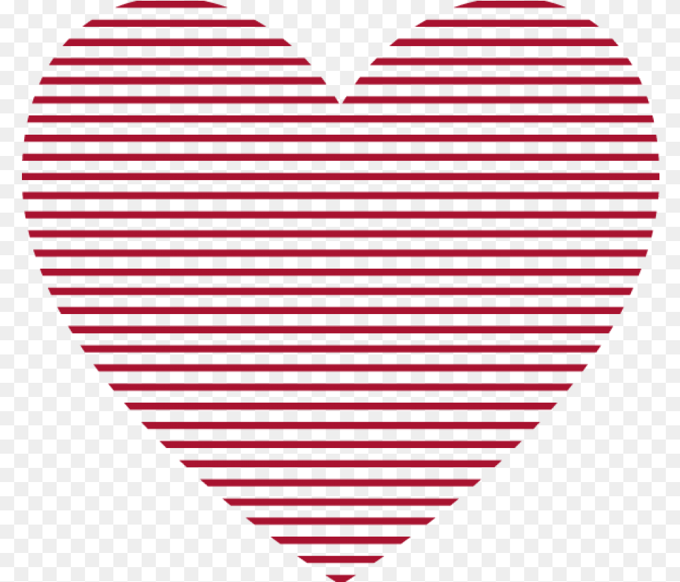 Red Heart Lines Heart With Lines Clipart, Architecture, Building, House, Housing Free Png