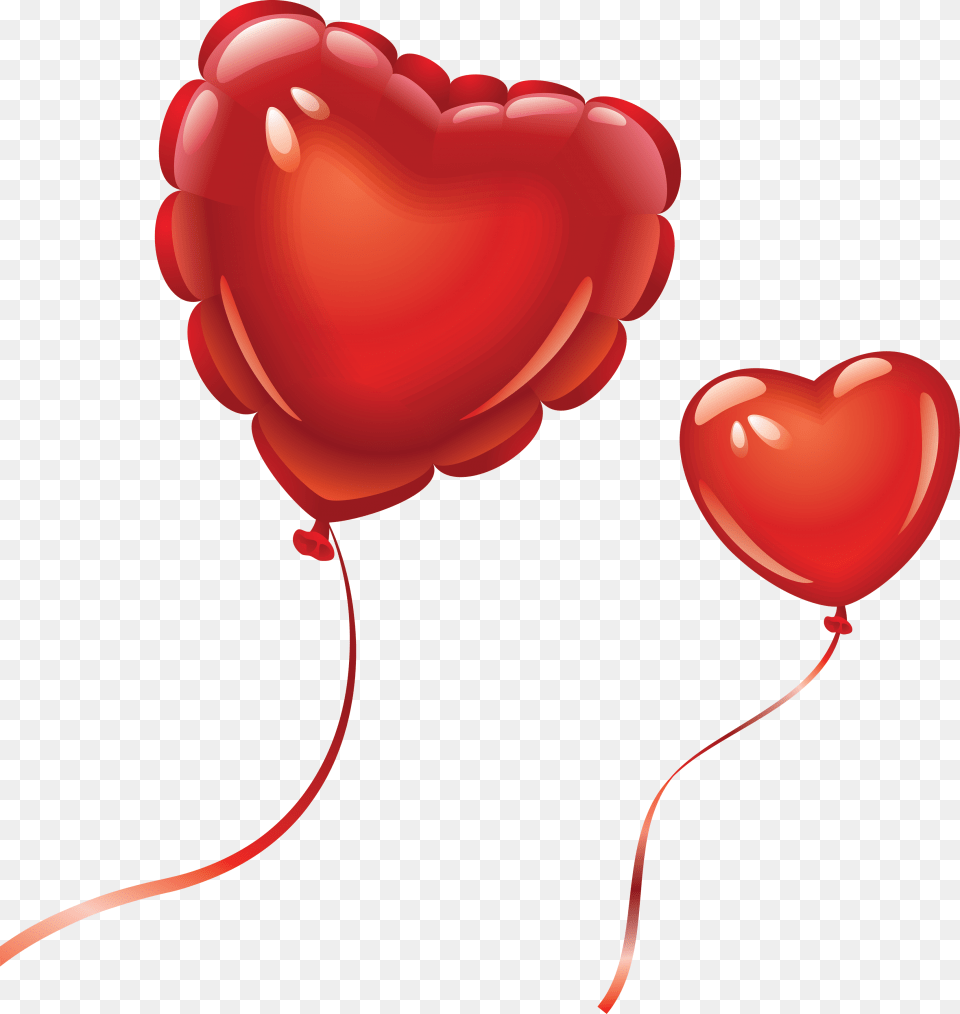 Red Heart Shape Balloon Clipart, Dynamite, Weapon Png Image