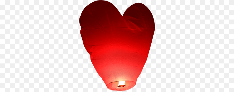 Red Heart Sky Lantern Heart, Lamp, Person Free Png