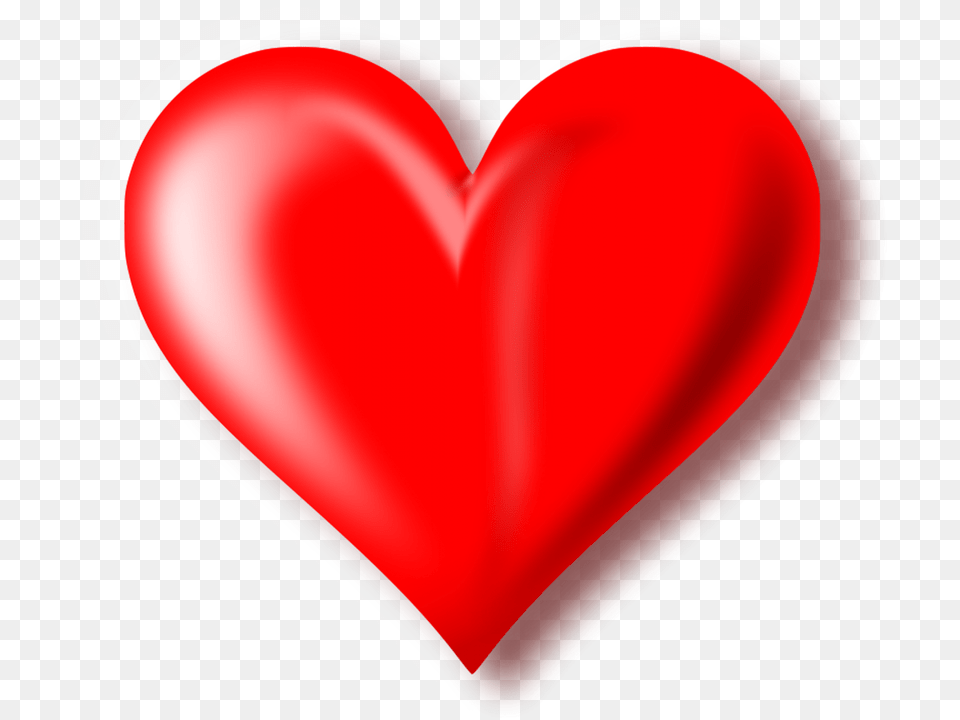 Red Heart Transparent Background, Balloon Free Png Download