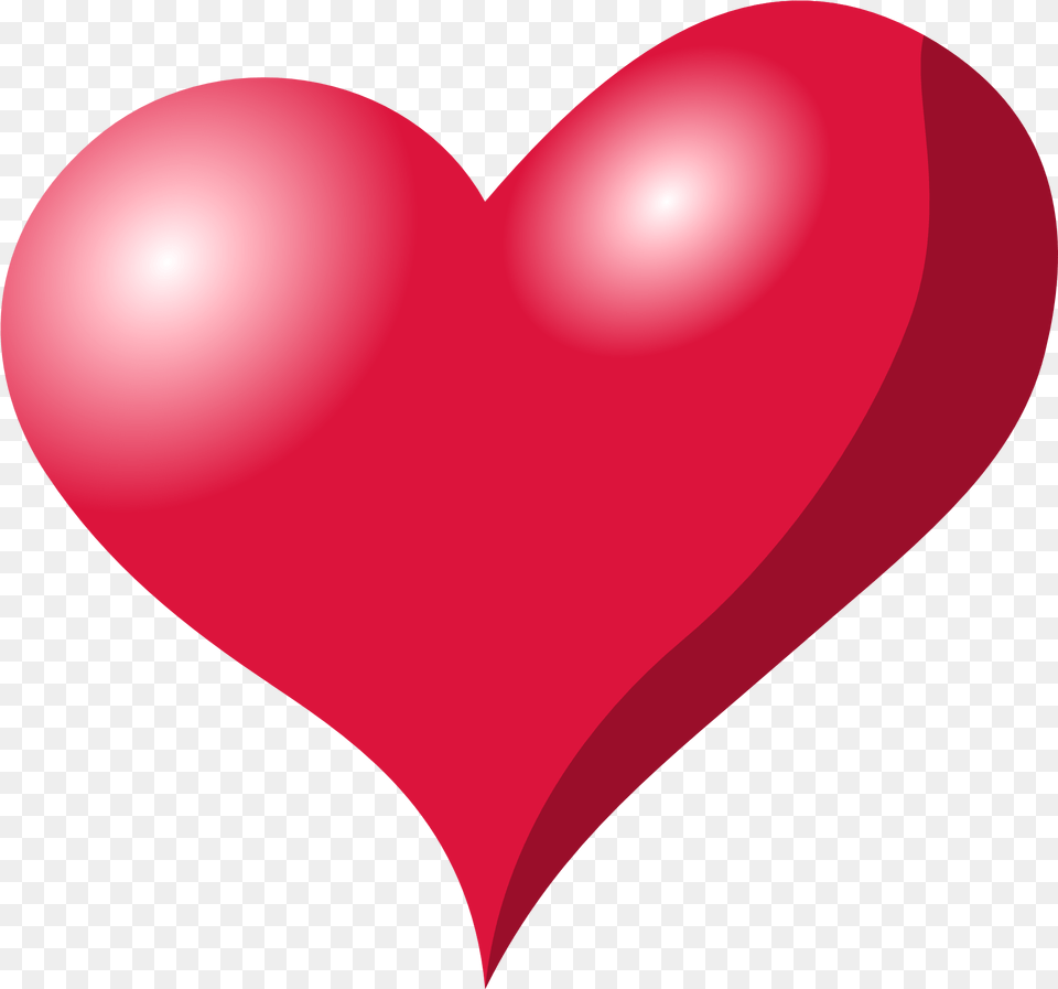 Red Heart With Highlights You Re Welcome My Love, Balloon Free Transparent Png