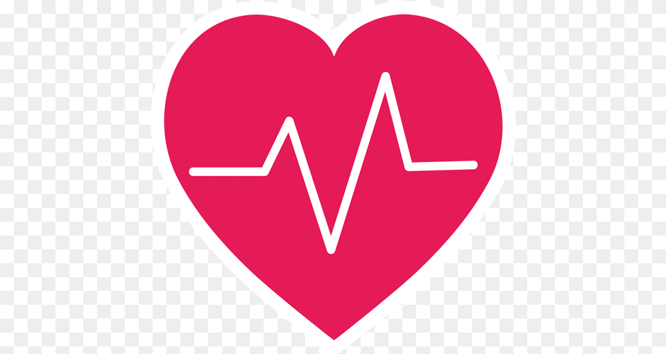Red Heartbeat Sticker Heartbeat Stickers, Heart Png