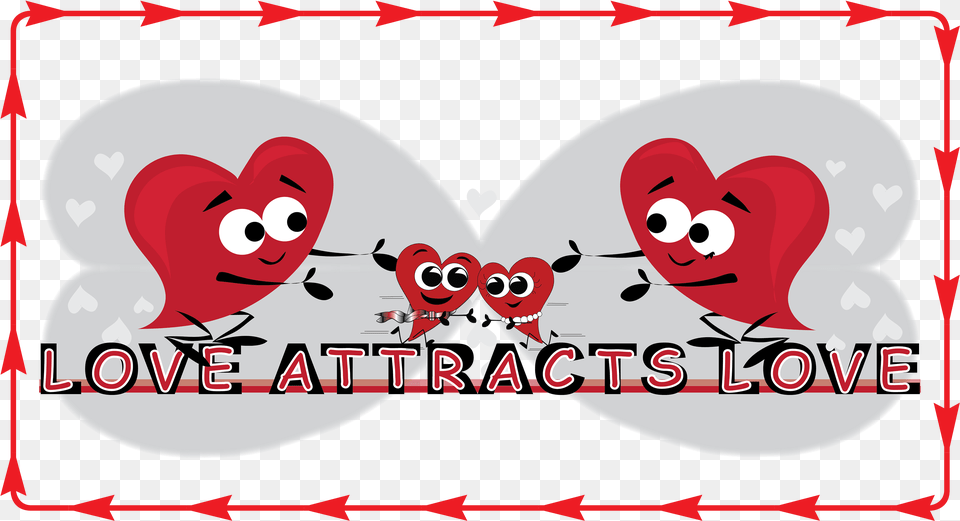 Red Hearts And Two Female Red Hearts Falling In Love Cartoon, Heart, Person, Baby, Mail Free Png Download