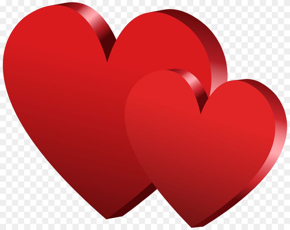 Red Hearts Clipart, Heart Png