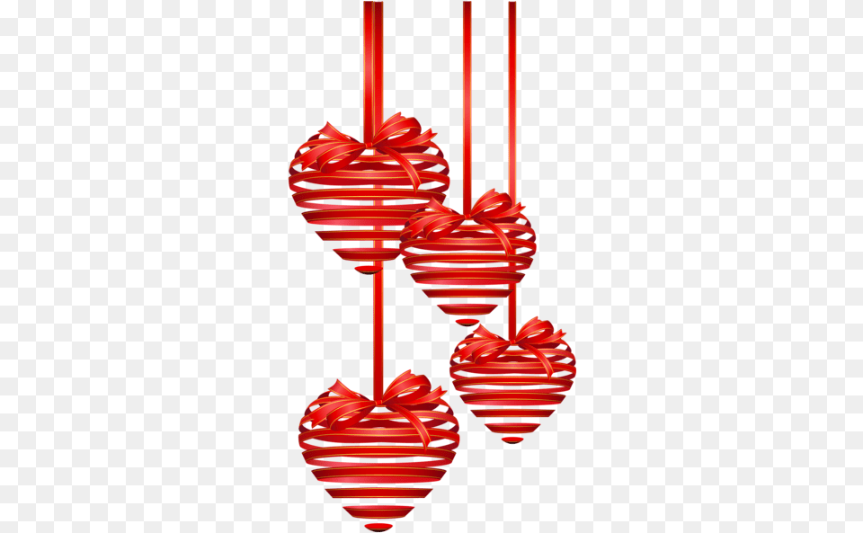 Red Hearts Ornaments Clipart Picture Heart Ornament Birthday Wishes For Boyfriend Hd, Food, Sweets, Appliance, Ceiling Fan Png Image