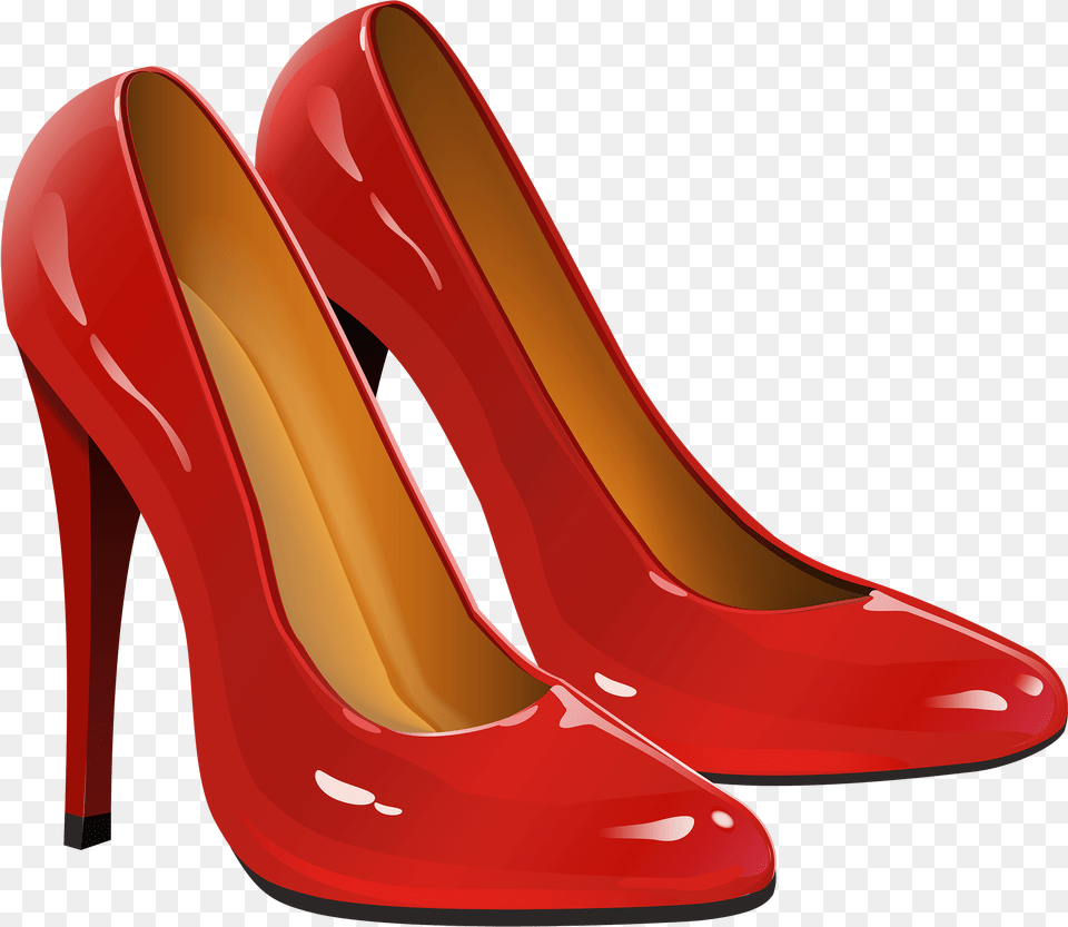 Red Heels Clipart Red Heels, Clothing, Footwear, High Heel, Shoe Png Image