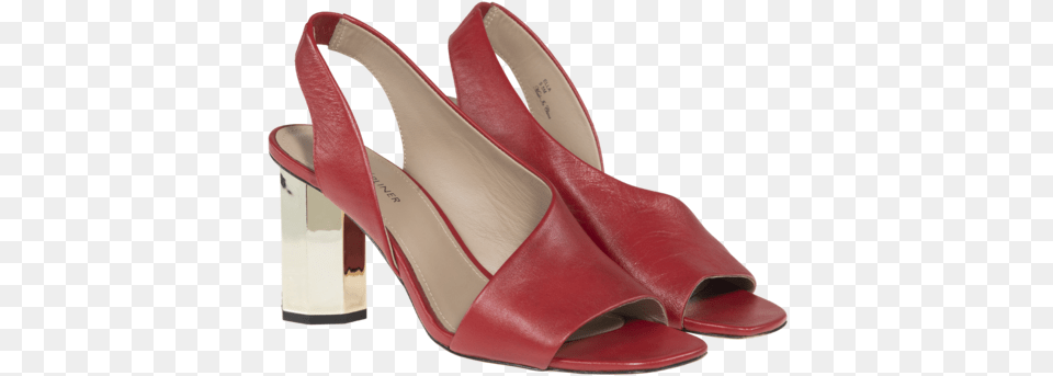 Red Heels Open Toe, Clothing, Footwear, High Heel, Sandal Png Image