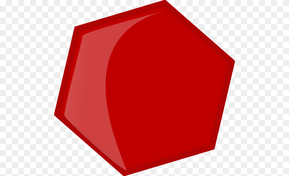 Red Hexagon Free Png Download