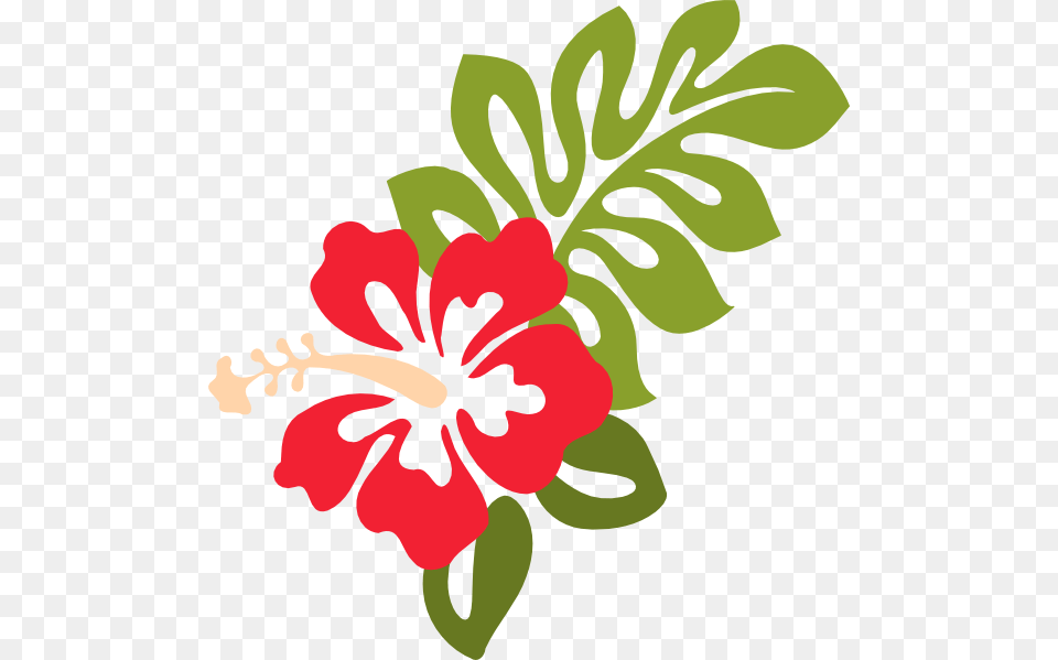 Red Hibiscus Clip Art, Flower, Plant Free Png