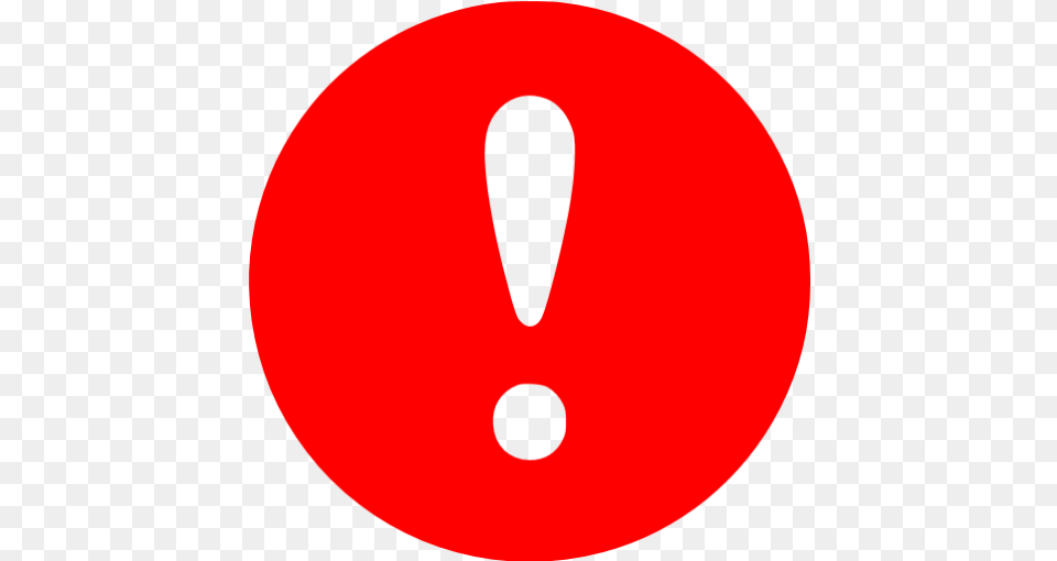 Red High Importance Icon Red Circle Warning Icon, Disk Png Image