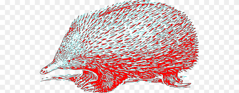 Red Hog Hedge Echidna Clipart, Animal, Mammal, Porcupine, Rodent Free Png Download