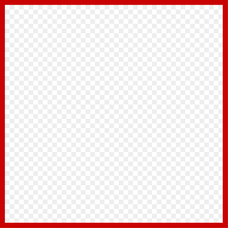 Red Hollow Square, Maroon Free Transparent Png