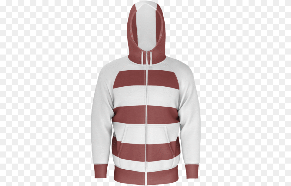 Red Horizontal Stripes Hoodie, Sweatshirt, Clothing, Hood, Knitwear Free Png Download