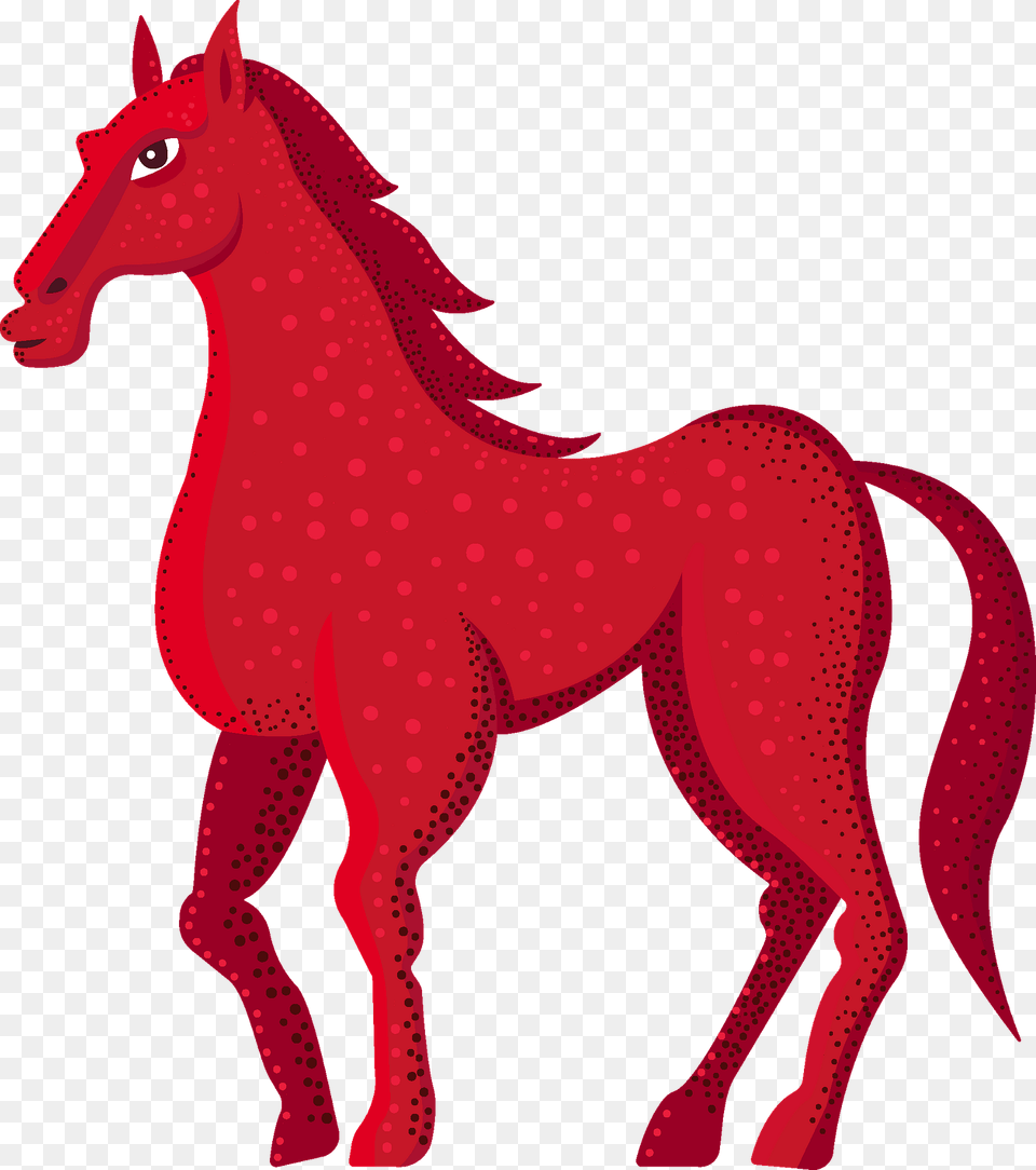 Red Horse Clipart, Animal, Colt Horse, Mammal Png Image