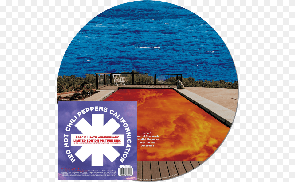 Red Hot Chili Peppers Californication Picture Disc, Disk, Dvd, Chair, Furniture Free Png