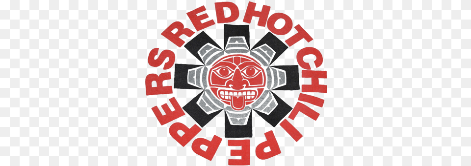 Red Hot Chili Peppers Red Hot Chili Peppers Aztec T Shirt, Emblem, Symbol, Scoreboard Free Transparent Png