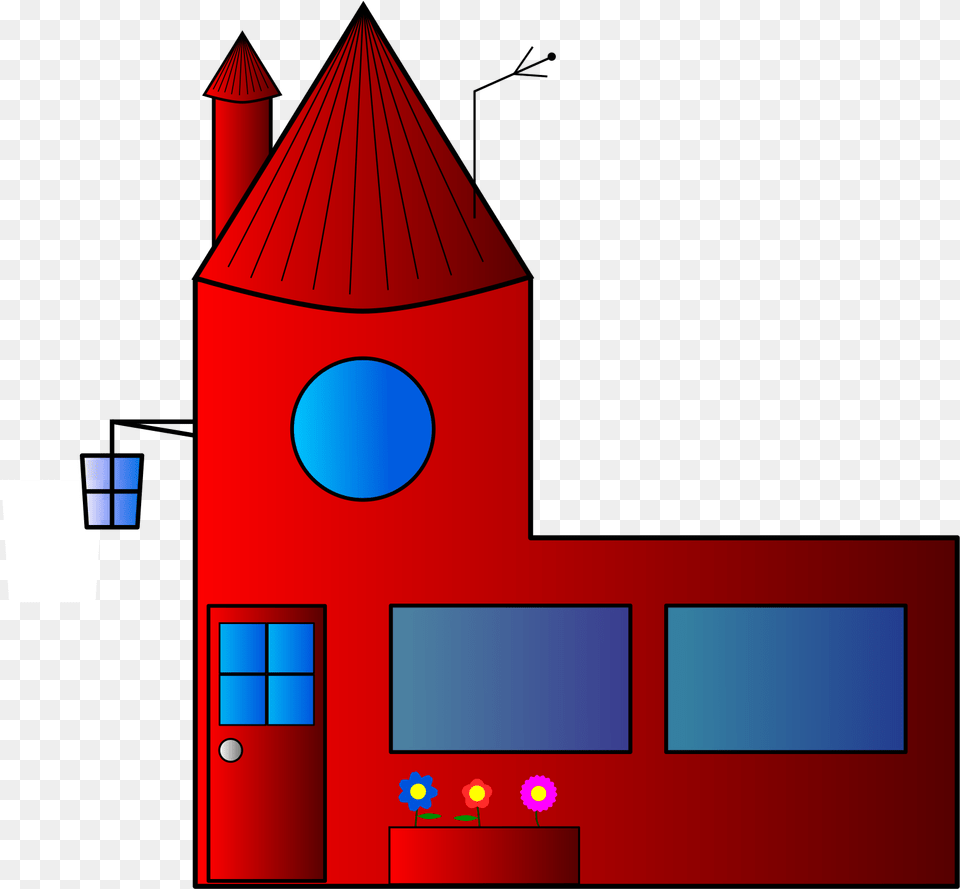 Red House Clip Arts Graphic Design, Architecture, Building, Clock Tower, Tower Png Image