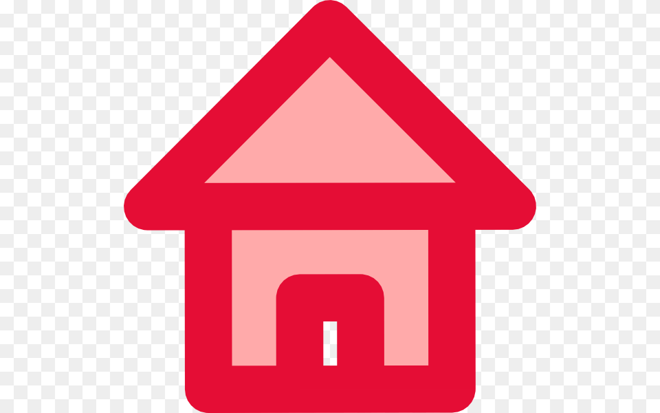Red House Icon No Background, Sign, Symbol, Gas Pump, Machine Png
