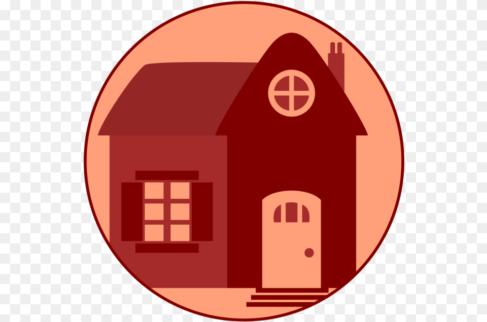 Red House Vector House Clip Art, Outdoors, Nature, Mailbox, Countryside Png Image
