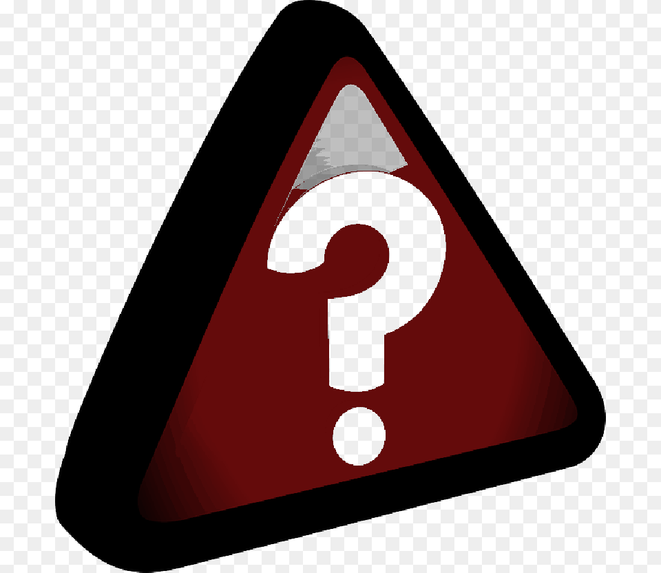 Red Icon Mark Triangle Question Help Query Query Clipart, Symbol, Sign Png Image