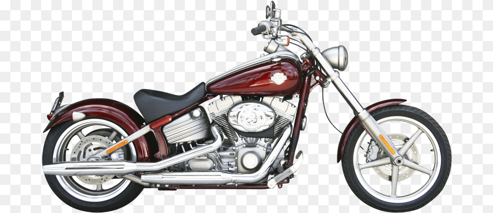 Red Images 2009 Harley Davidson Rocker, Motorcycle, Vehicle, Transportation, Machine Png Image
