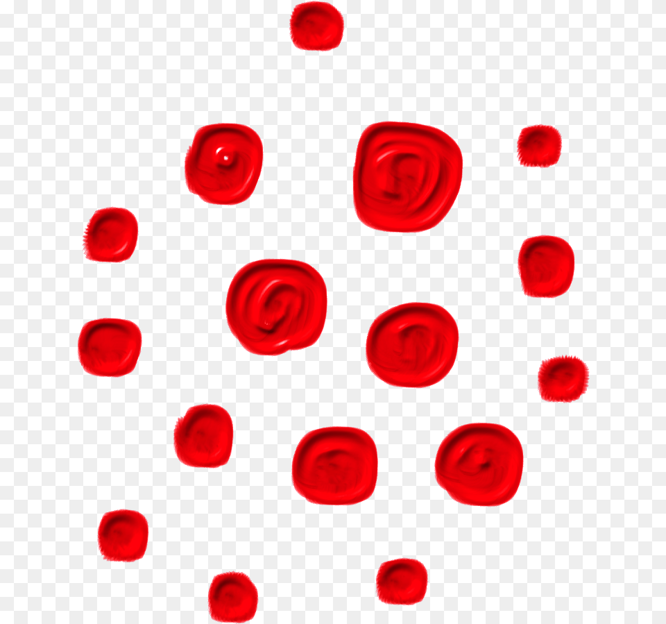 Red Ink Dots Polkadots Blobs Overlay Watercolor, Flower, Petal, Plant, Pattern Free Png