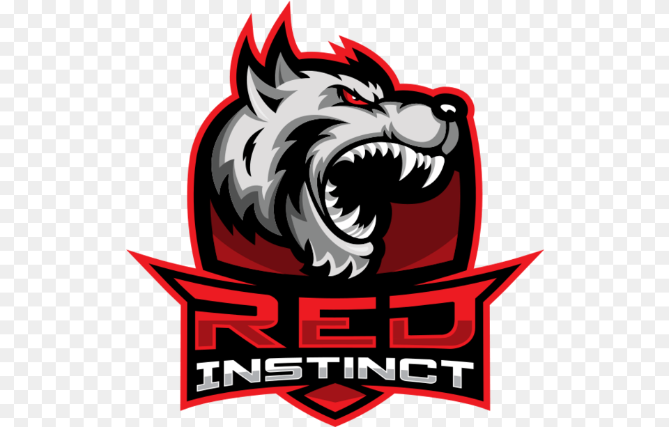 Red Instinct Rising Stars Gaming With Rusher Logo Free Transparent Png
