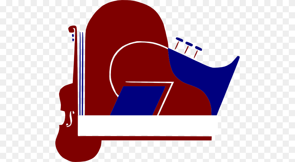 Red Instruments Clip Art, Cello, Musical Instrument Free Png Download