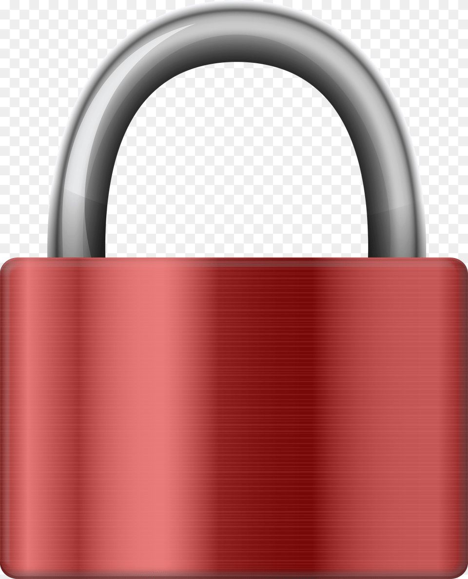 Red Iron Padlock Clip Art, Lock Png