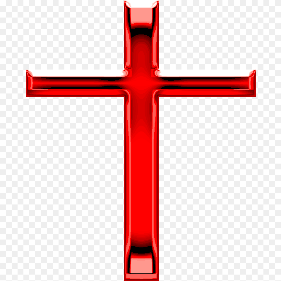 Red Jesus Cross Red Christian Cross, Symbol Free Transparent Png