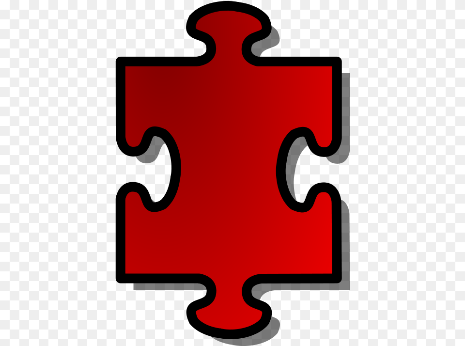 Red Jigsaw Piece 01 Transparent Background Puzzle Pieces Clipart, Logo Free Png Download