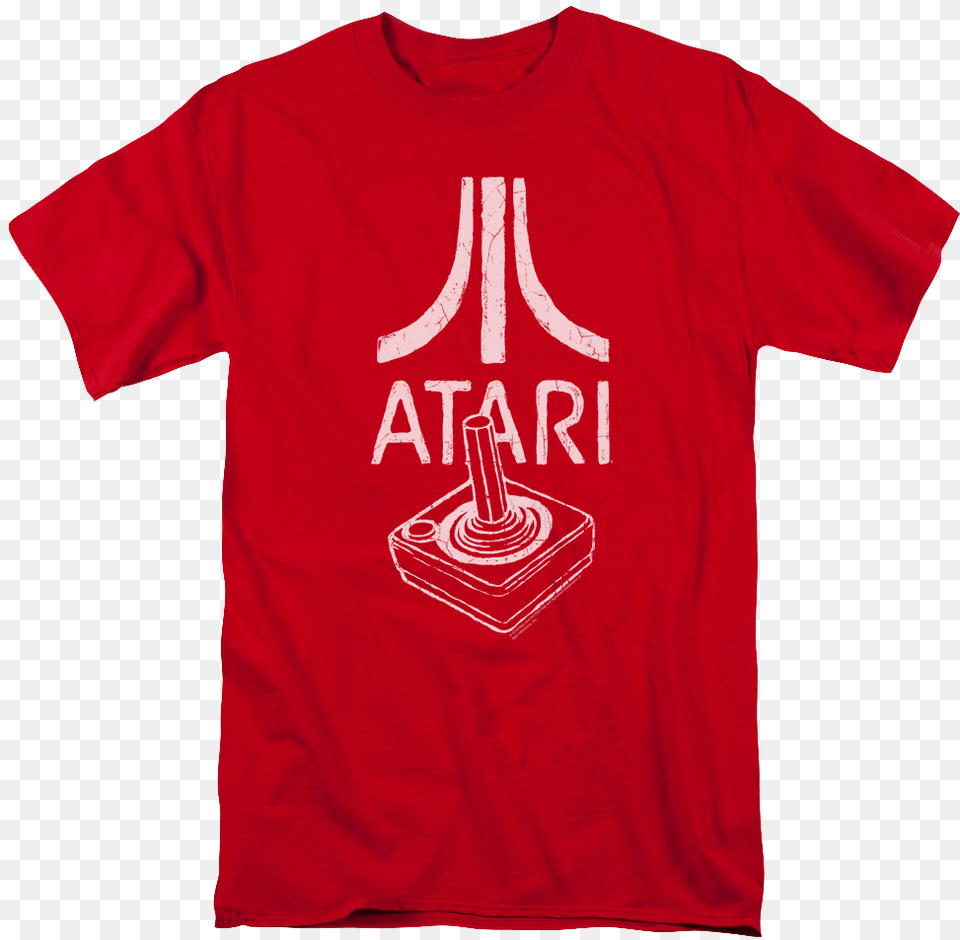 Red Joystick Atari Shirt All Valley Logo Karate Tournament, Clothing, T-shirt Free Transparent Png