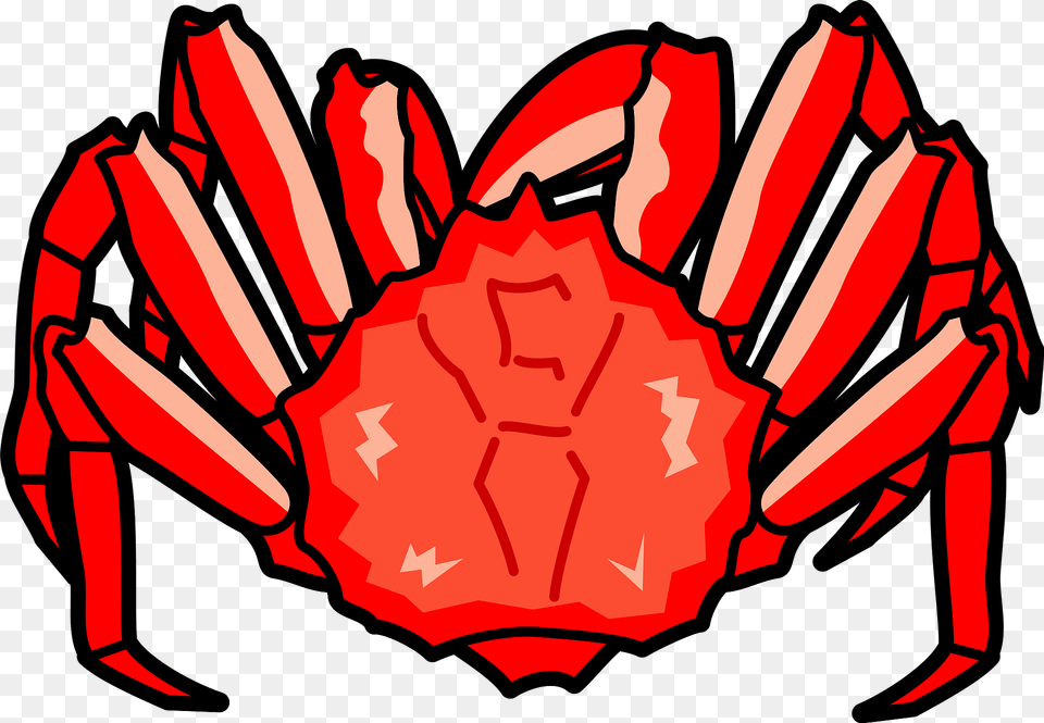 Red King Crab Clipart, Animal, Food, Invertebrate, King Crab Png