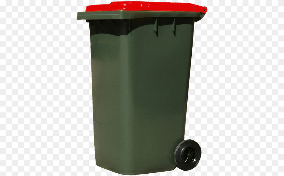 Red L Red Lid Garbage Bin, Tin, Mailbox, Can, Trash Can Png Image