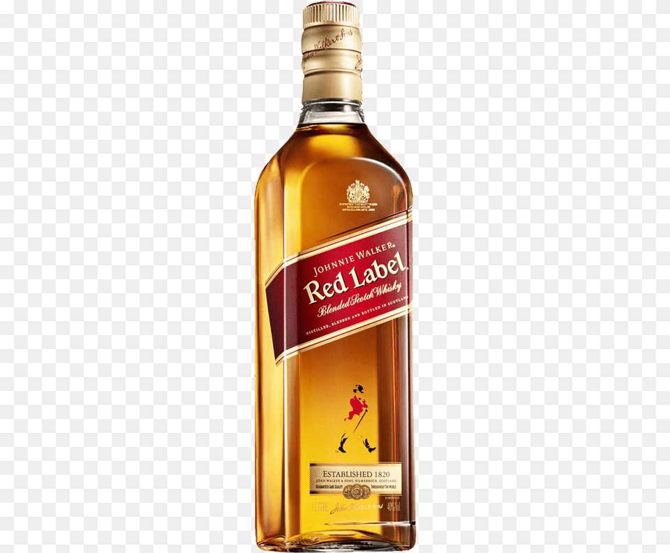 Red Label, Alcohol, Beverage, Liquor, Whisky Free Transparent Png