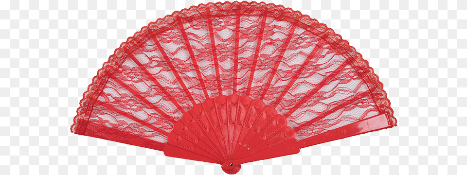Red Lace Fan Accessory Accessories Fan Used In Dresses, Canopy Free Png Download