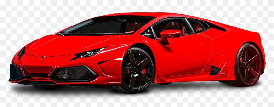 Red Lamborghini Huracan Car Image Red Lamborghini, Alloy Wheel, Vehicle, Transportation, Tire Png