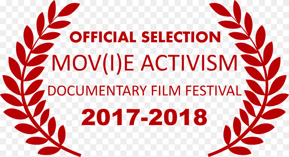 Red Laurel Of Mov E Activism Laurel Wreath Cannes Film Festival, Leaf, Plant, Text, Dynamite Free Transparent Png