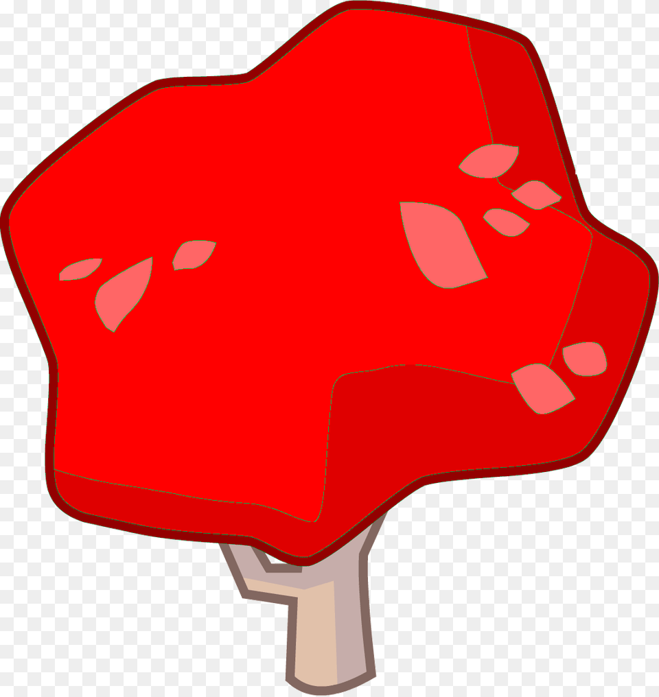 Red Leaf Trees Or Evil Leafs Tree Asset, Food, Sweets, Candy, Clothing Png Image