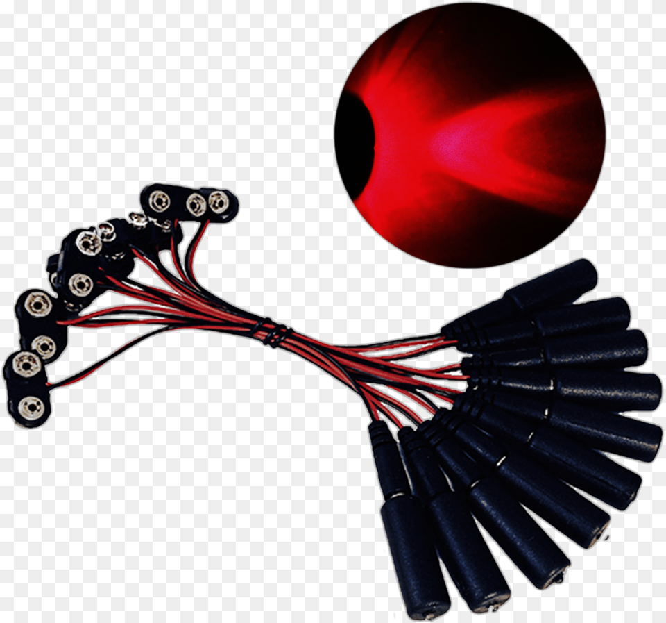 Red Led Micro Effects Lights Light Emitting Diode, Weapon, Smoke Pipe Free Png