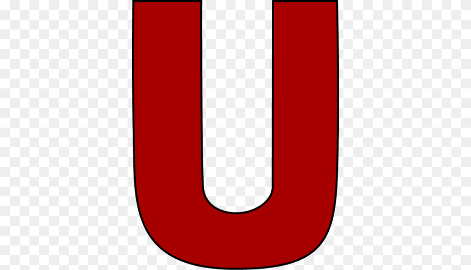 Red Letter U Clip Art Number, Symbol, Text Png Image