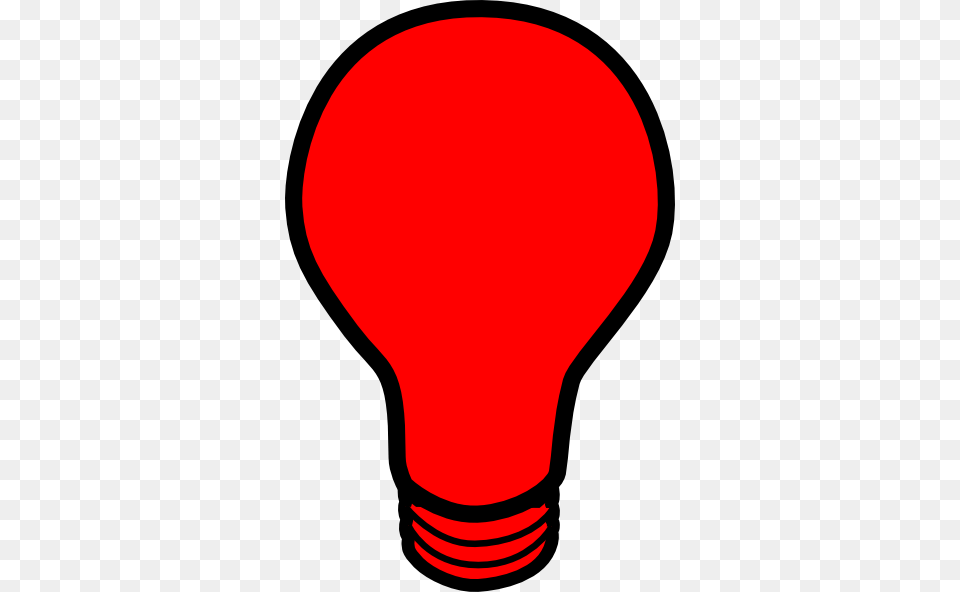Red Light Bulb Clipart, Lightbulb, Clothing, Hardhat, Helmet Png Image