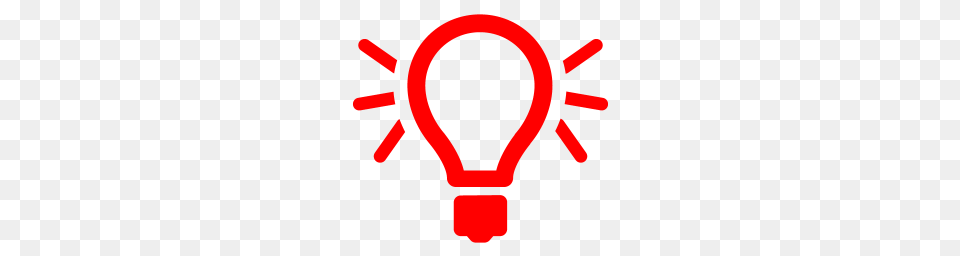 Red Light Bulb Icon, Logo, Maroon Png